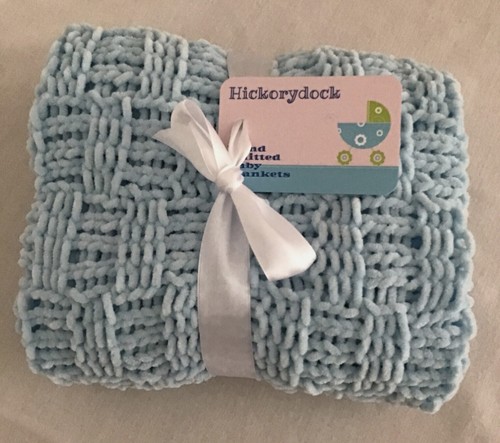 Hand knitted baby blue - hand,