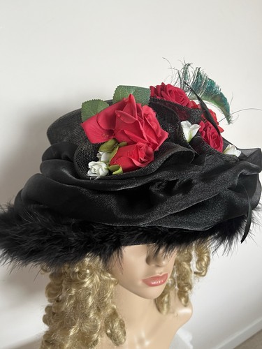 Elaborate black edwardian - elaborate,