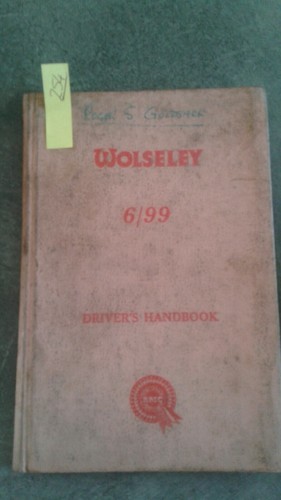Wolseley car driver - car,