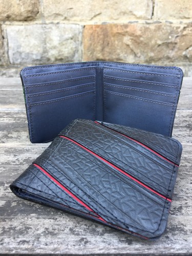 Recycled tyre mans flip wallet - mans,