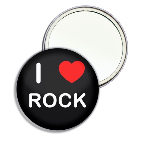 Rock love heart round - i,