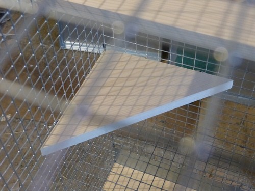 Corner shelf with fittings - corner,