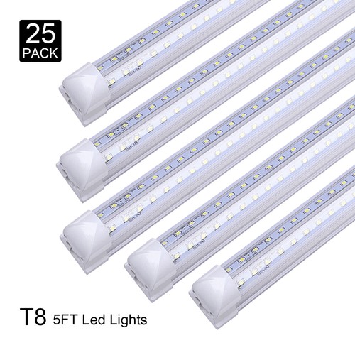 25pcs 5ft led shop - t8,