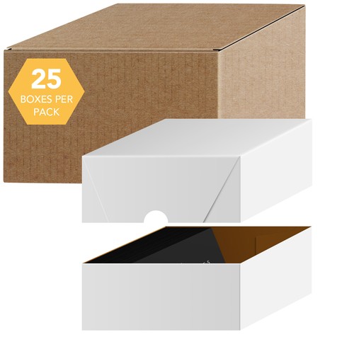 White business card folding - white,