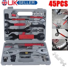45pcs Bike Tool Kit Maintenance Bicycle Repair Wrench Cycling Screwdriver Set UK