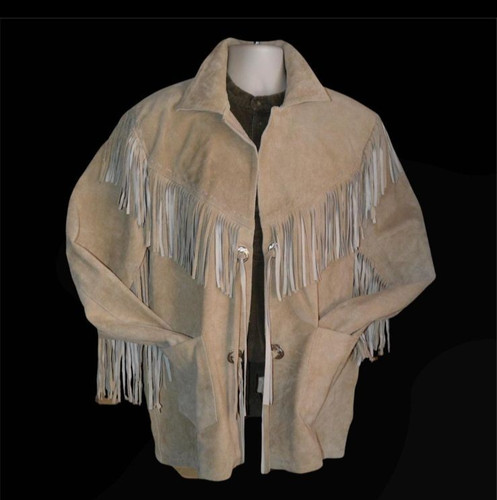 Handmade suede fringe coat - handmade,