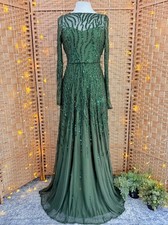 Goddiva Emerald Sequin Maxi