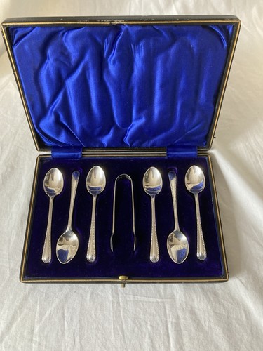 Edwardian sterling silver set - silver,