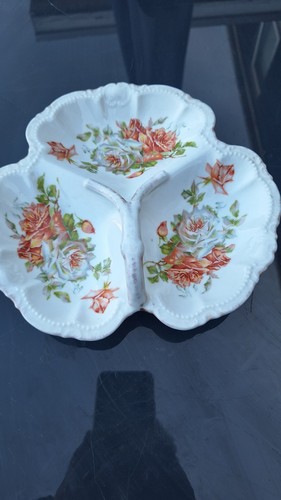 Vintage divided serving dish - vintage,