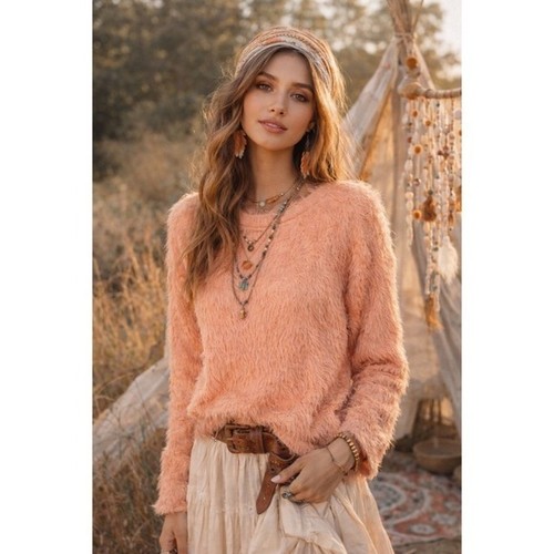 Zara pink fuzzy shag - zara,