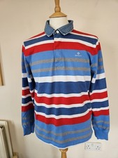 GANT Rugby LS Polo Shirt M Red