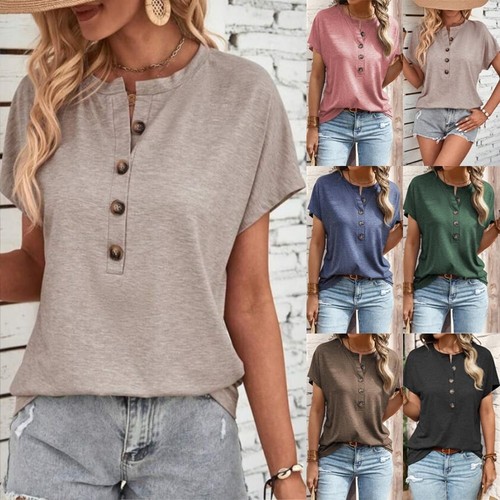 Ladies summer crew neck casual - ladies,