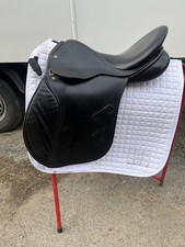 17’’ medium Frank Baines black saddle 9 inch D to D 