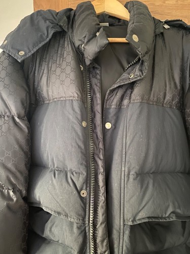 Gucci mens black jacket worn - mens,