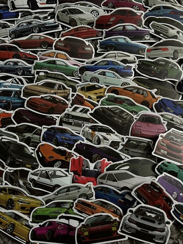 Jdm sticker set includes - jdm,