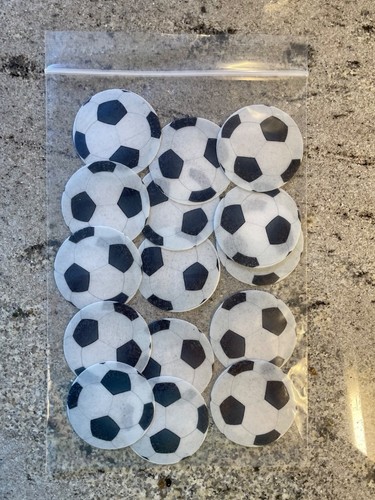 Football cupcake topper - topper, cake