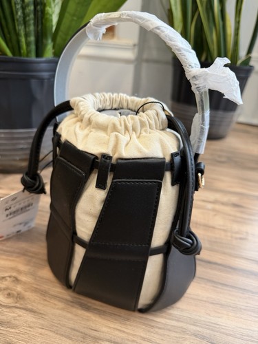 Zara black beige small - zara,