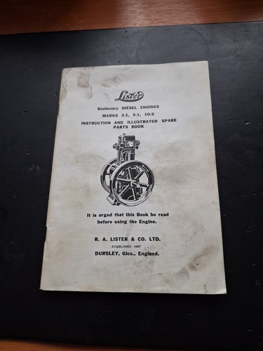 Lister stationary engine - cs,