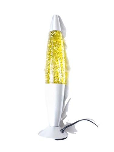Lava lamp silver - silver, case