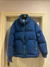 Blue And Green Lacoste Puffer