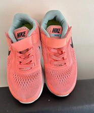 Nike Free RN Coral Pink Trainers Kids UK 10.5 / EU 28 Lightweight Running Shoes