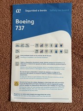 Air Europa B737 Safety Card 
