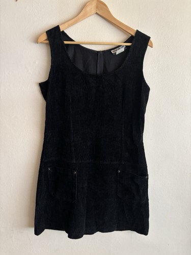 Vintage 90s black corduroy - vintage,