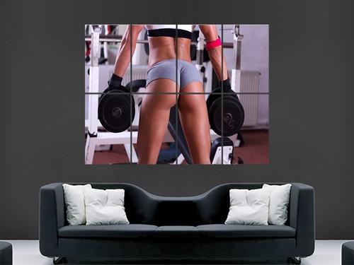 Gym sexy girl bum poster - sexy,