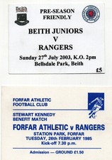 TWO Glasgow Rangers Tickets