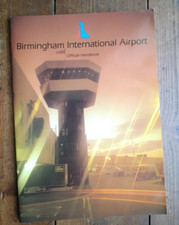 Birmingham International Airport Official Handbook c1989? with plan and photos