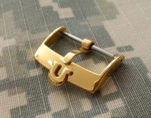 18mm yellow gold - gold, buckle