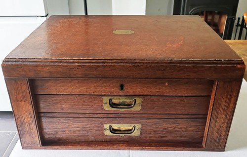 Large empty cutlery chest - large,