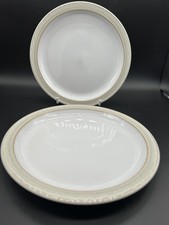 Denby LINEN:  2 x 17.5cms Tea / Side Plates - Exc
