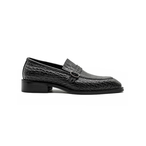 Men slip loafers croco - slip-on,