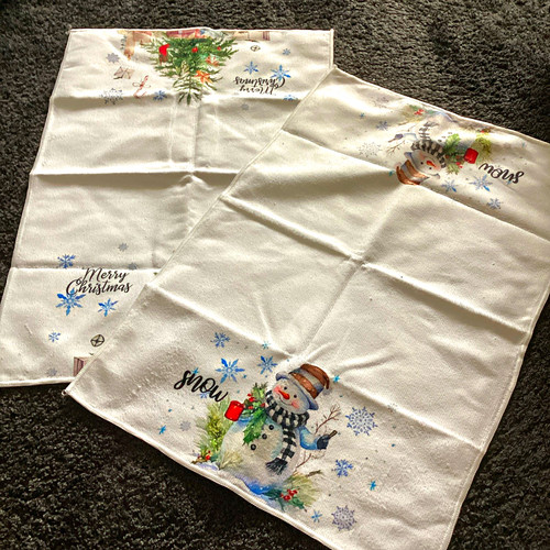 2pc christmas tea towels set - 2pc,