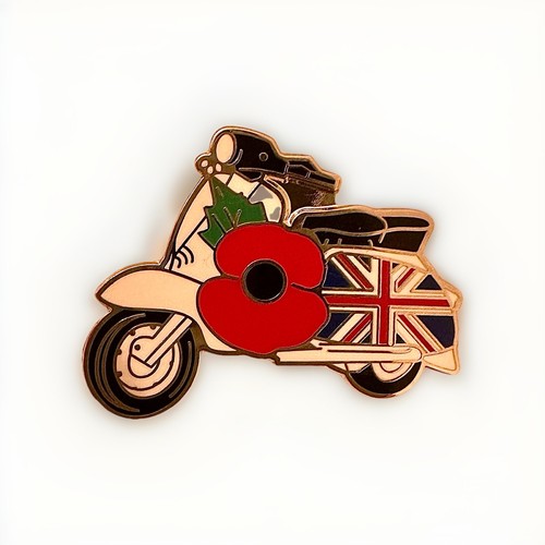 Mod scooter pin badge - mod,