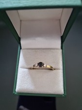 9ct Gold Sapphire And Diamond