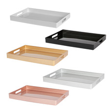 Metallic Rectangle Serving