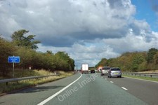 Photo 6x4 A1(M) - Doncaster bypass Tickhill/SK5993 Passing a police car  c2011