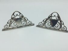 VICTORIAN PAIR OF SOLID SILVER