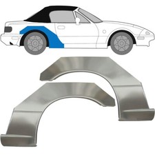 MAZDA MX-5 NA 1989-1998 REAR WHEEL ARCH REPAIR PANEL REAR WING / SET OF 2 / PAIR