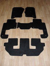 Car Mats for Land Rover Discovery  2004-09 Fitted RUBBER Car Mats Black 7 Seater