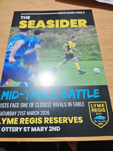 Lyme regis reserves ottery - lyme,