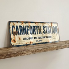 Carnforth Station Sign
