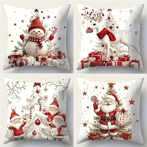 Four lovely santa christmas - four,