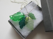 Handmade Boxed Green Glass