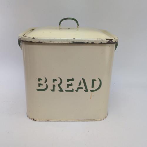 Vintage enamel cream green - vintage,