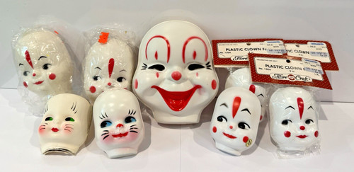 Clown doll faces - faces, mask