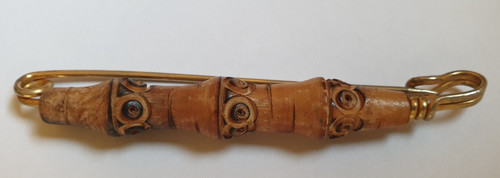 Vintage carved wood bamboo - vintage,