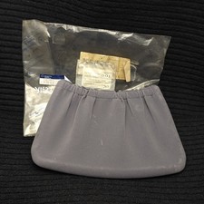 New A1248100649 Mercedes W124 Front Seat Backrest, Bag Fabric Pocket - 7138 Grey